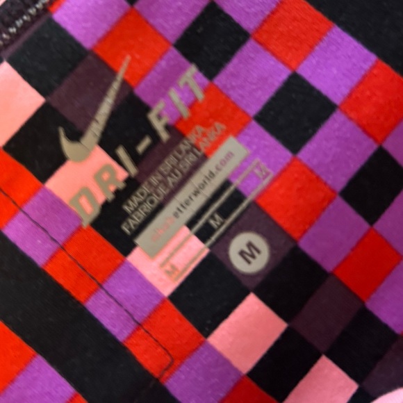 Nike dry fit Colorful Striped Women's Leggings size medium - Picture 11 of 15